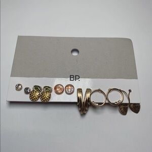 Tropical set 6 pairs of Earrings